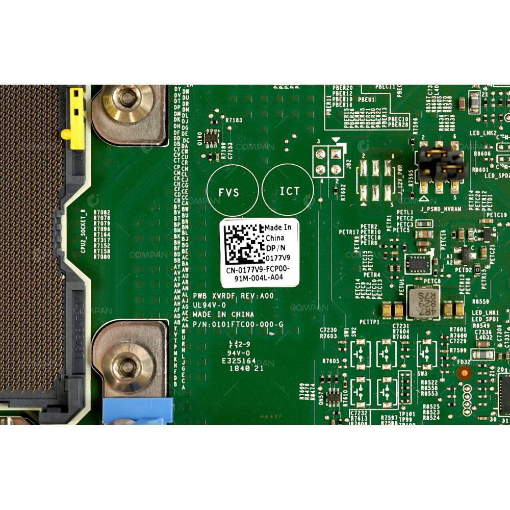 177V9  DELL MAINBOARD SOCKET LGA3647 24 DDR4 RAM SLOTS FOR MX740C